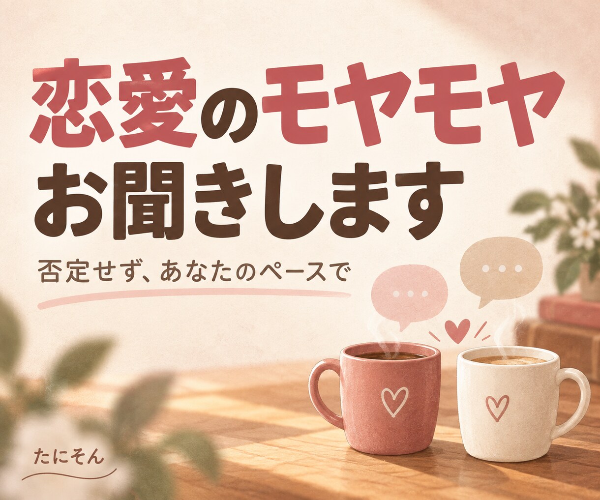 恋愛の愚痴・モヤモヤを聞きます 恋愛の愚痴を聞きます、お気軽にどうぞ イメージ1
