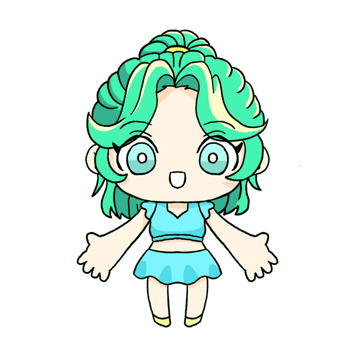 量産ミニキャラ(水着)イラスト制作します 可愛いミニキャラをお手頃価格で！ イメージ2