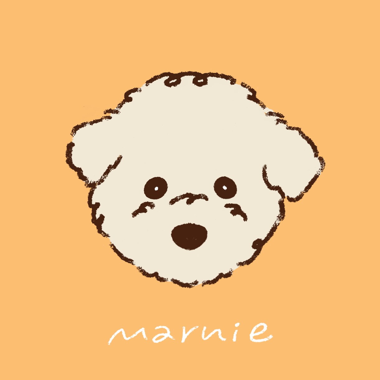 ゆるかわいい、わんちゃんの似顔絵を描きます かわいい愛犬のイラストをアイコンに使ってみませんか？ イメージ2