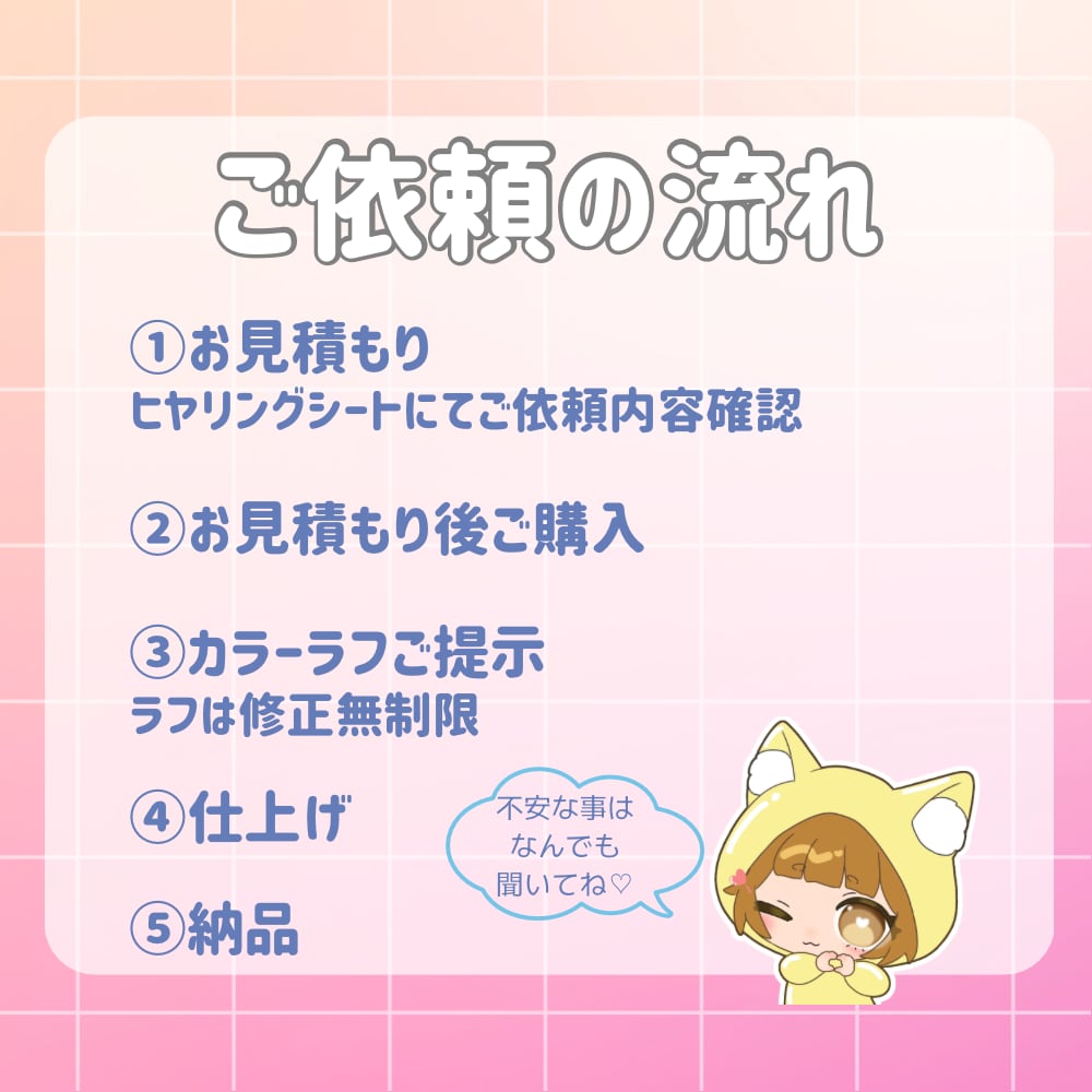 アクキーやステッカーに♡商用可SDキャラ描きます もちっと♡ちびもちフォルムが可愛いミニキャラを丁寧に描きます イメージ3