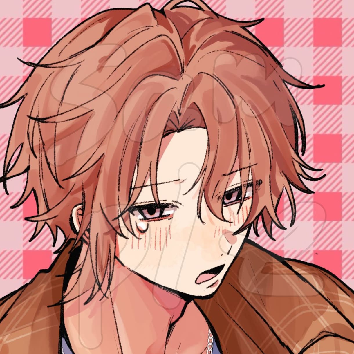 SNS等のアイコン描きます パキッと感と、ラフみを帯びたイラストを得意とします！ イメージ1