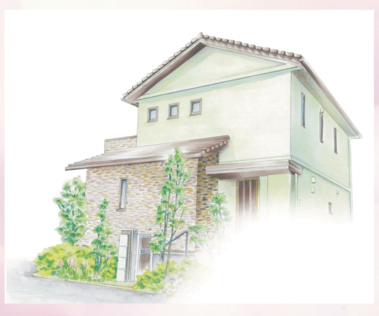 不動産・店舗の景観・背景画・風景イラスト作成します 建築や自然の絵をご要望のタッチで作画！室内屋内描写もお任せ！ イメージ7