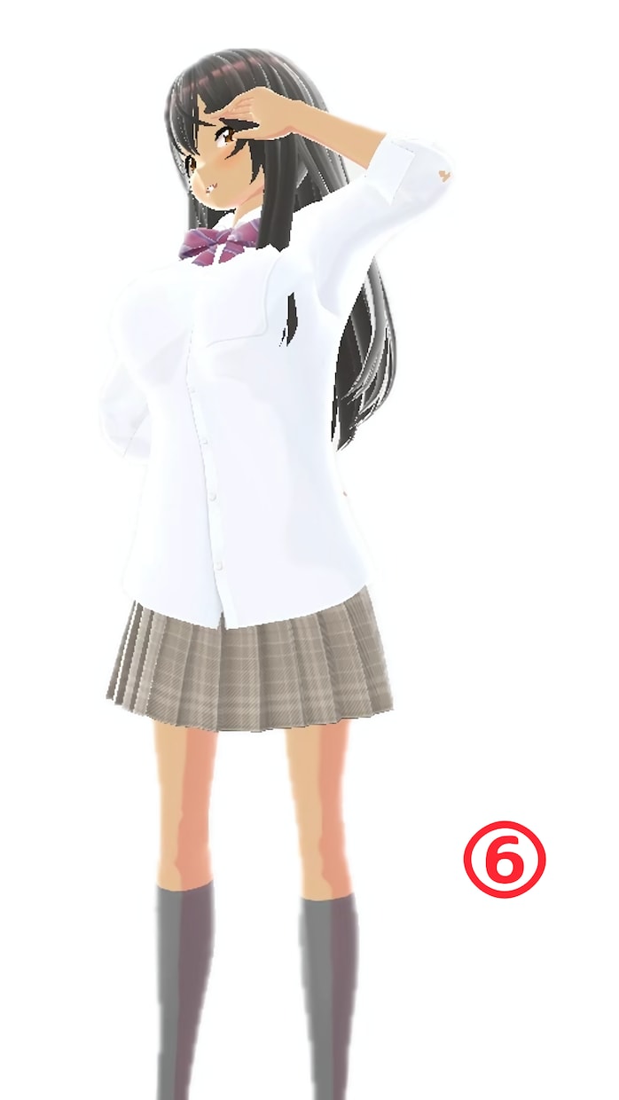 完成品VRoidキャラクター汎用を渡します まずはこのキャラクターでやってみてはദ്ദി ˃ ᵕ ˂ ) イメージ8