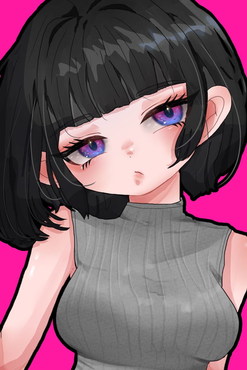 きれいな瞳の女の子描きます 可愛い表情ならお任せください！ イメージ1