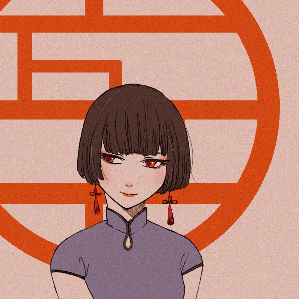 中華風/レトロ風の創作イラストをお描きします アイコン/SNSアイコン/オリジナル/創作/キャラクター イメージ3