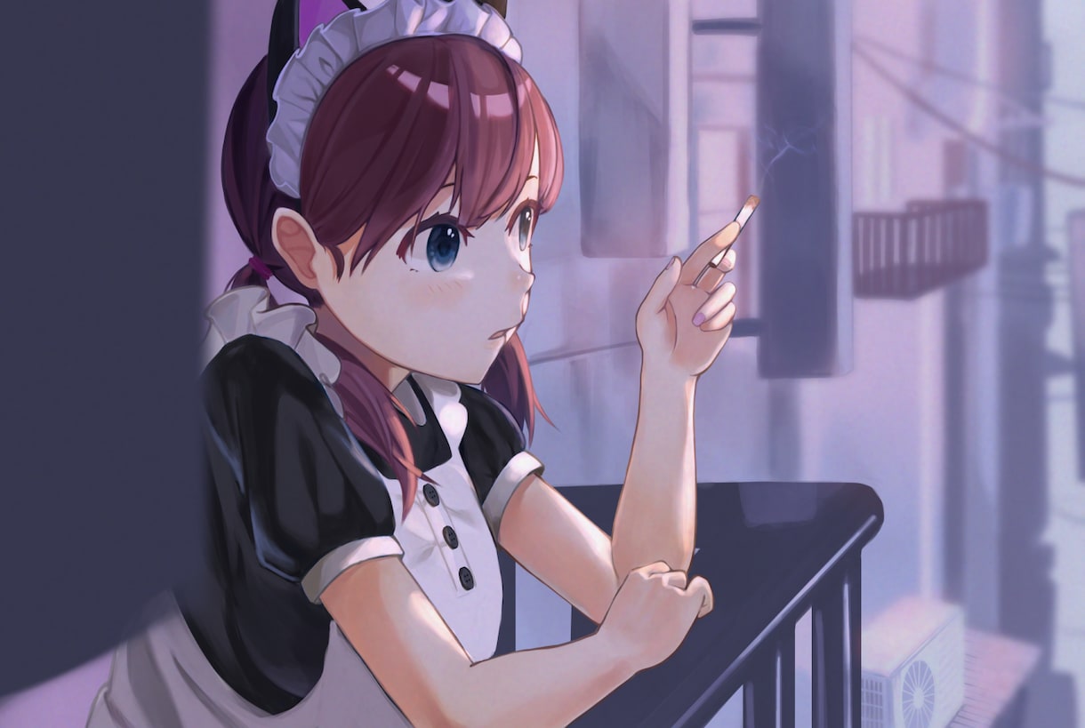 お好みのシチュエーションのイラストを描きます 同人誌の表紙、動画のサムネに雰囲気のあるイラストを イメージ7