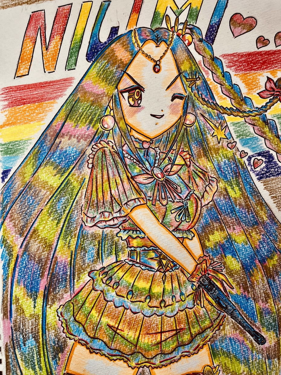 あなただけのオリジナルヒロインを手描きします。ます オリジナルヒロインの作画の提供。 イメージ1