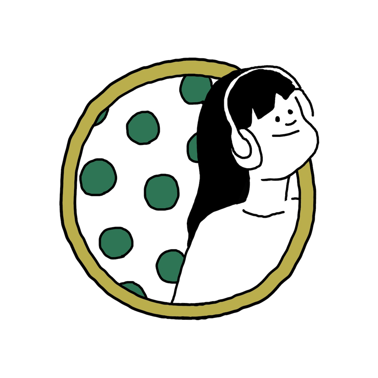 ゆるい女の子イラスト描きます 愛着の湧く、コロコロした可愛らしい女の子のイラスト制作します イメージ3