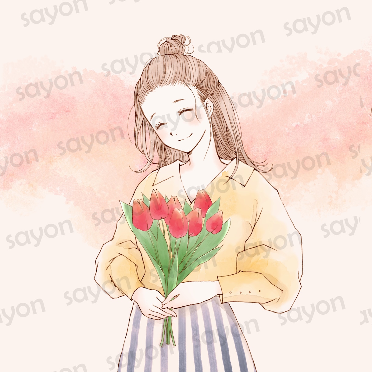 イラスト多数/完成品のイラストを販売しています ほのぼの・ほんわか一枚絵/アイコン・動画サムネなどに イメージ8