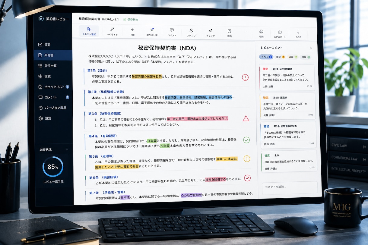 即日チェック！行政書士が業務委託契約書確認します フリーランス様向け｜契約書リーガルレビュー、利用規約、NDA イメージ4