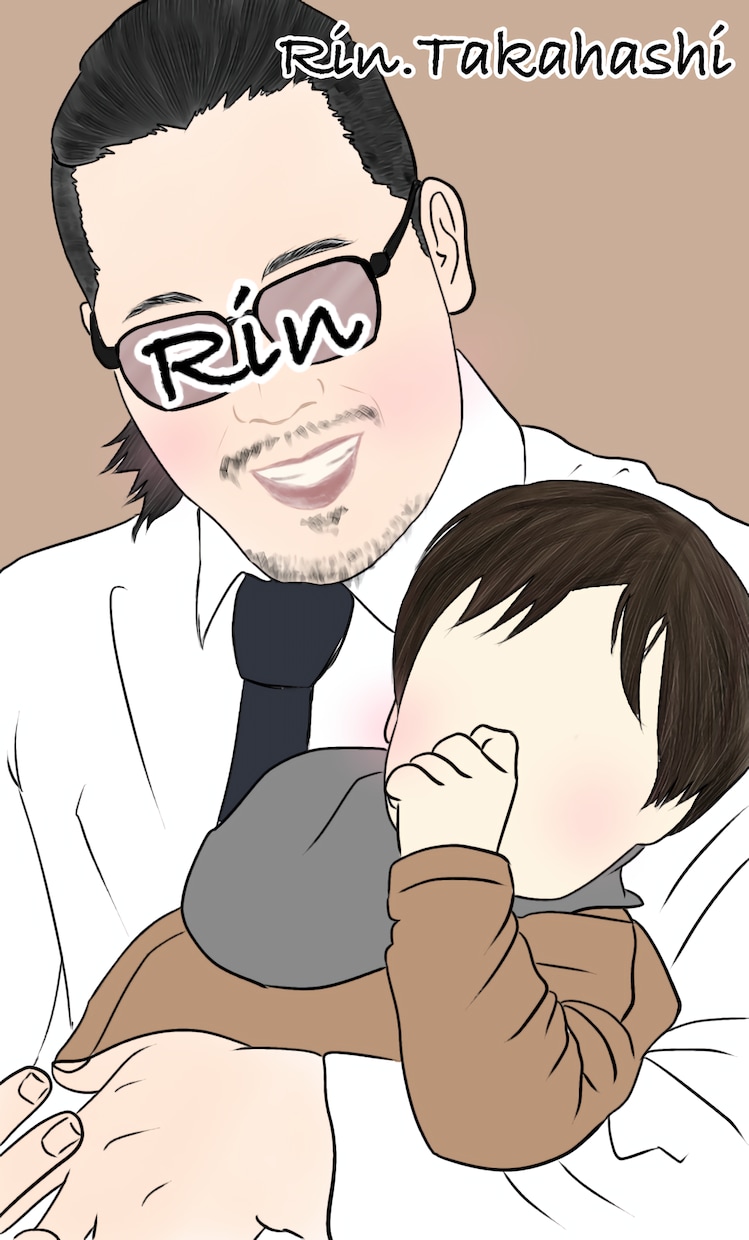 結婚式のエスコートカードを描きます ゲストに喜んでもらえるような似顔絵を描きます。 イメージ3