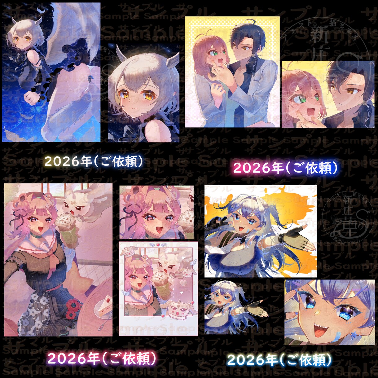 アイコン・全身絵・一枚絵を制作します 丁寧なヒアリングとサポートを心がけます。 イメージ6
