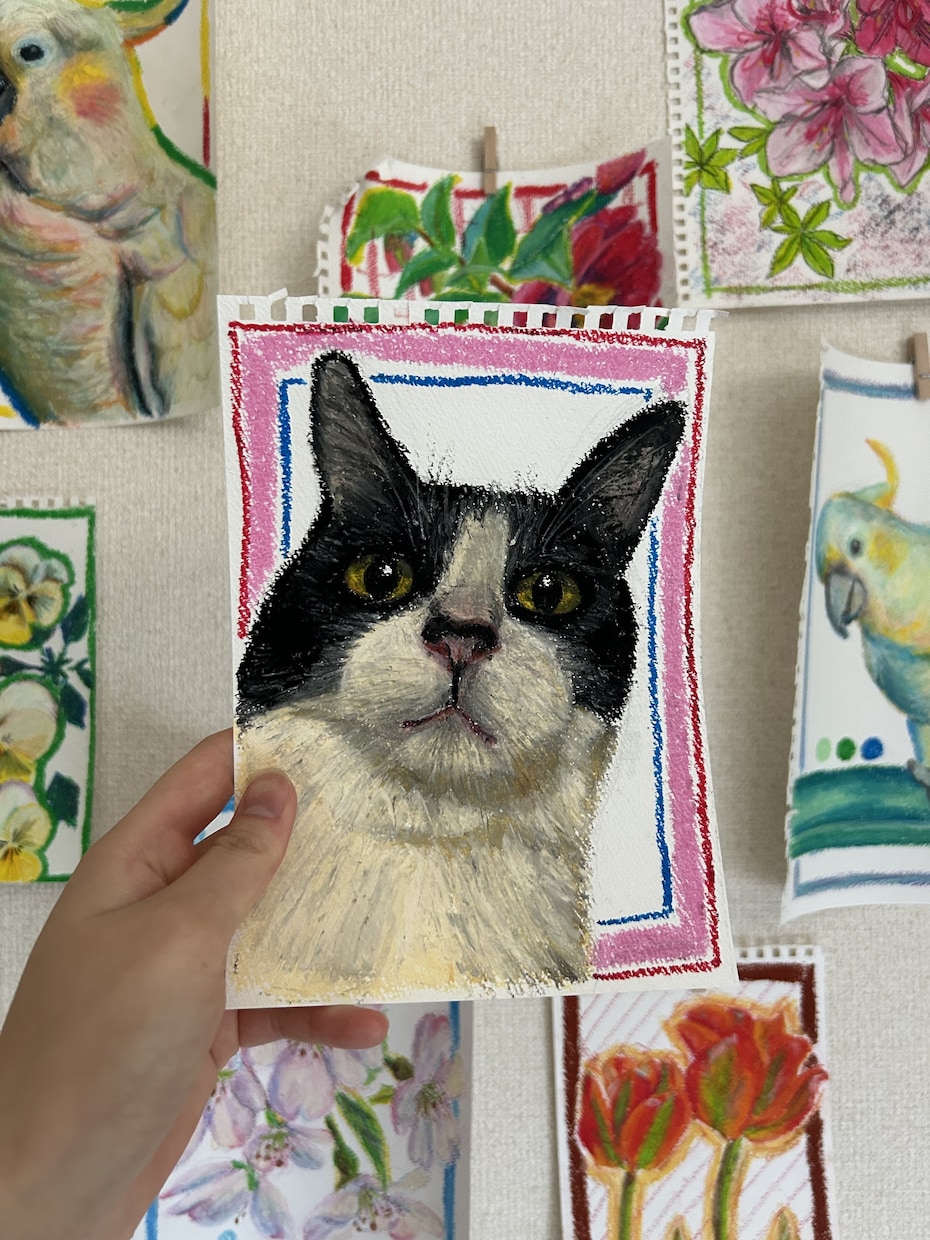 クレヨンで絵を描きます AIには出力できないあたたかみのある絵を描きます！ イメージ6