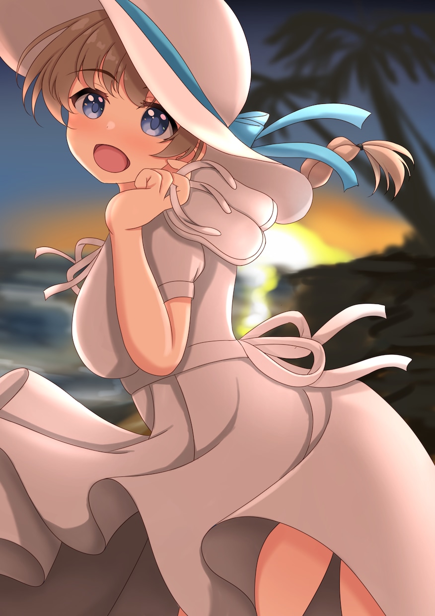 あなただけかわいい女の子の１枚絵イラスト描きます 美少女１枚絵イラスト描きます！！ イメージ1