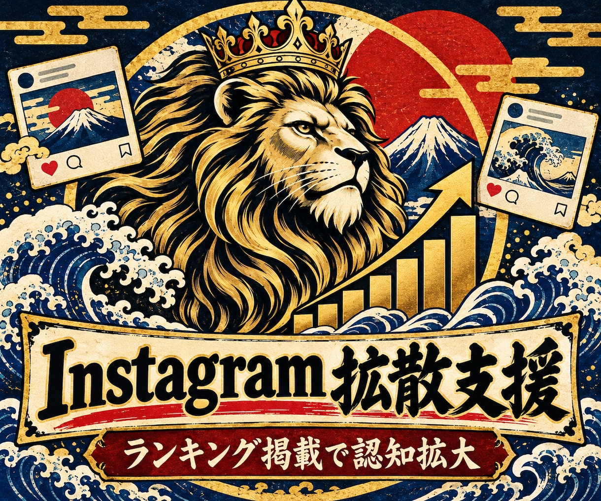 Instagramをランキングサイトで拡散します ランキング掲載で投稿の認知とSNS拡散を後押し イメージ1