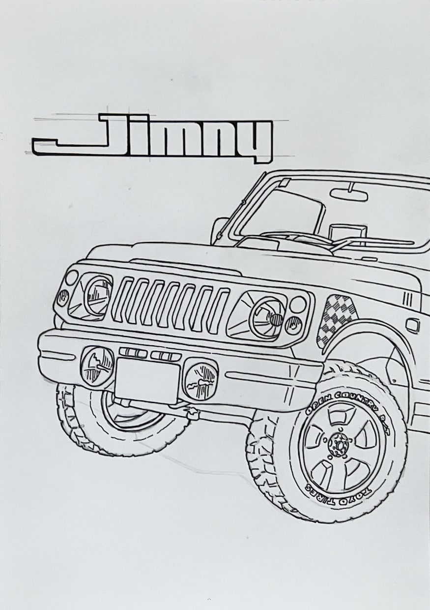 ご希望の車写真をイラストにします 愛車のイラストを手元に残そう！ イメージ2