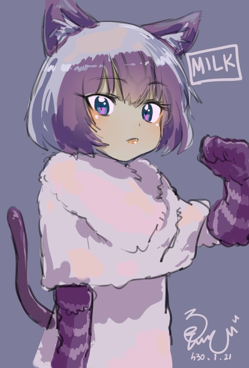 オタクのペットをフレンズ化します お家のペットをフレンズ化して軽いデジタルイラストにします。 イメージ1