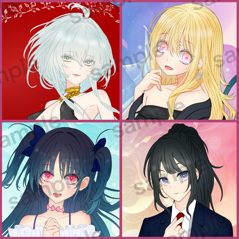 立ち絵依頼、承ります １枚絵も対応可能です(*'▽')！ イメージ3