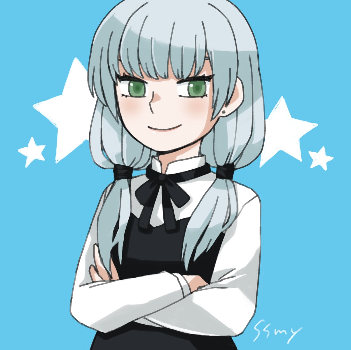 シンプルで可愛いイラストをお描きします SNSでも使える、シンプルな線と塗りのイラストをお描きします イメージ1