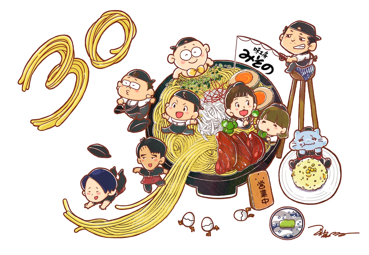 かわいい似顔絵を作ります 日本在住台湾人イラストレーター イメージ8