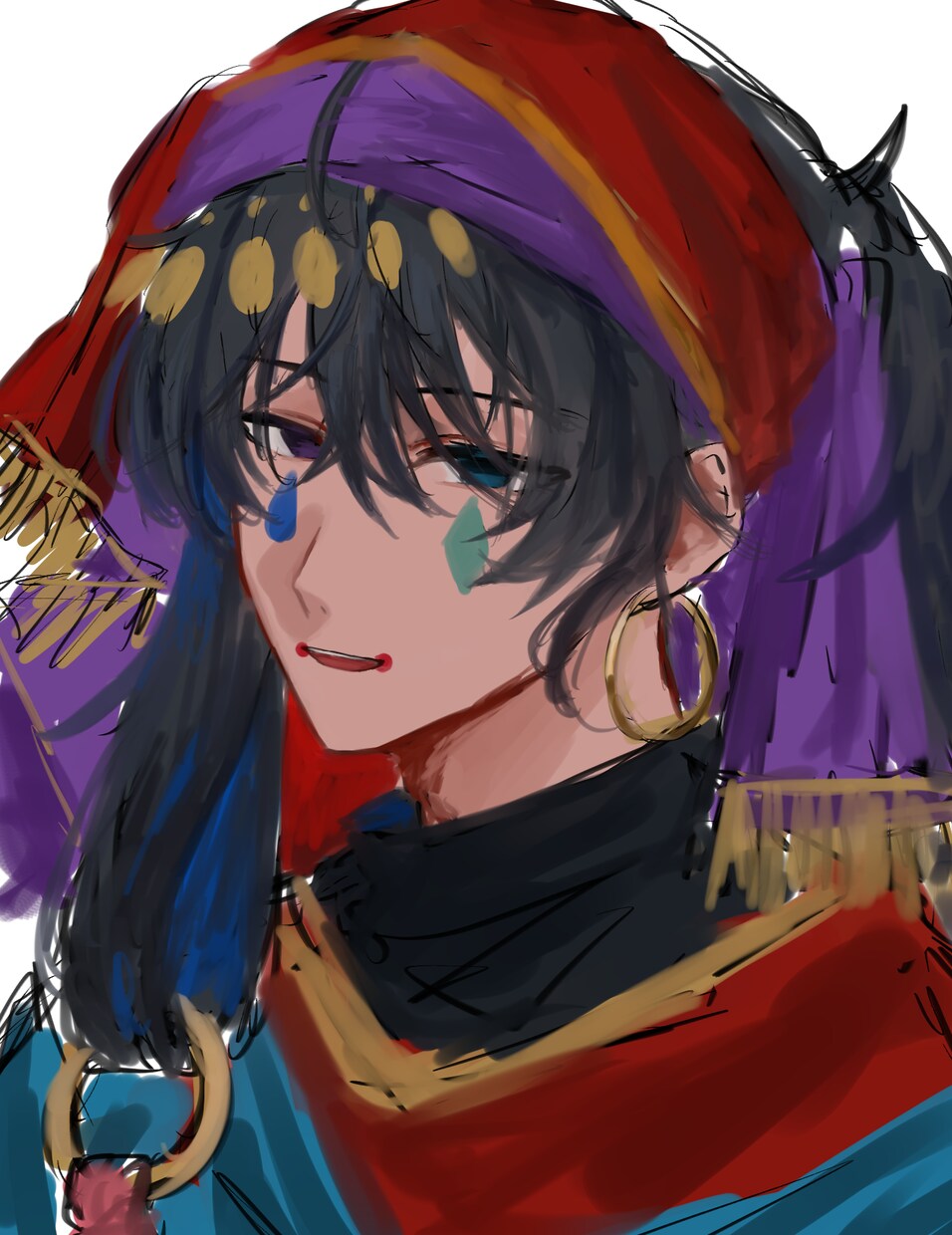 透明感のある厚塗りでイラストを描きます ダーク~綺麗、色々な雰囲気でキャラクターを再現します！ イメージ8