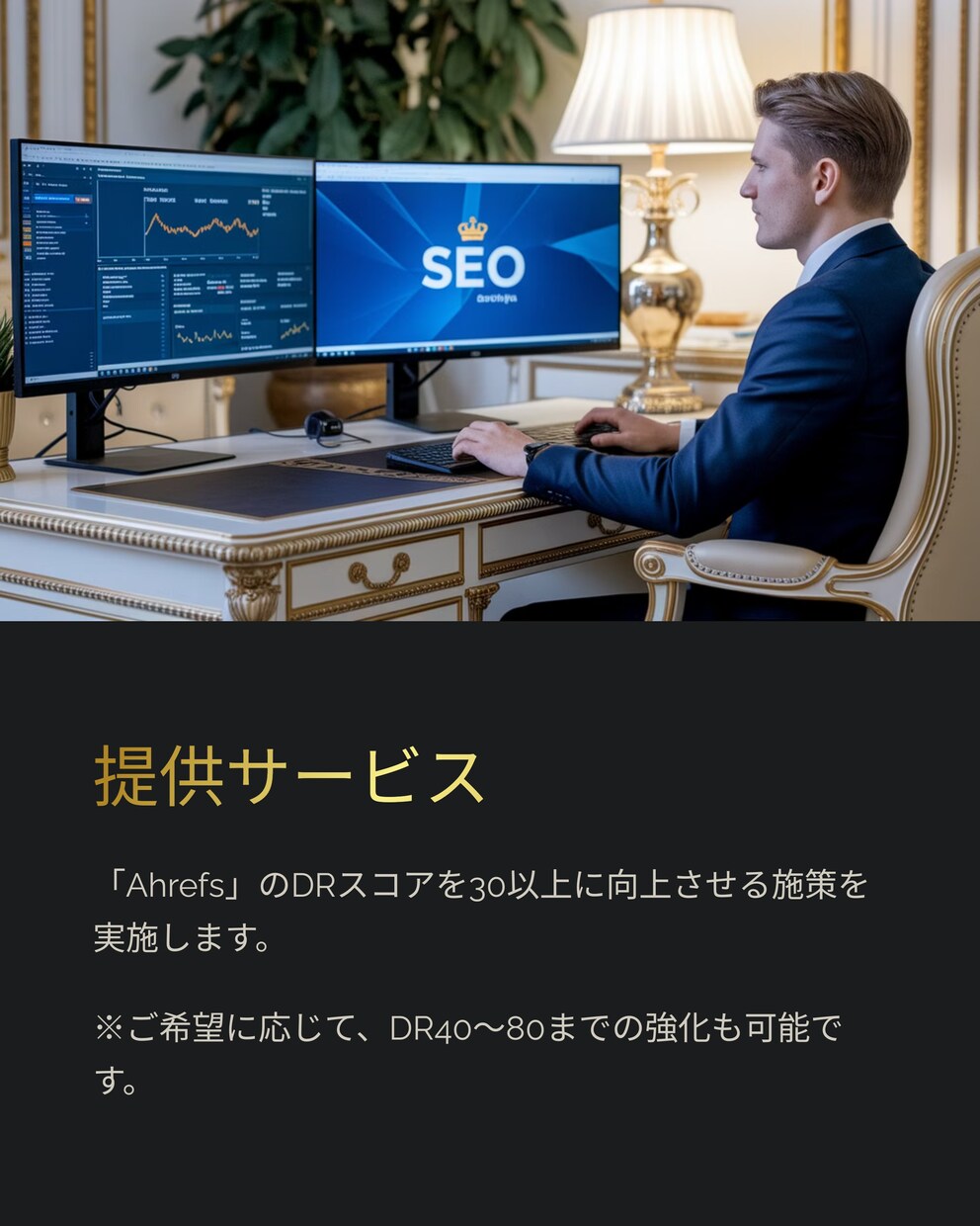 検索上位へ！DR30～80を強力ブースト！致します 安全なSEO対策でサイトの評価を最速向上！ イメージ6