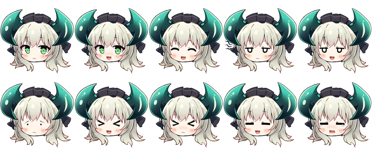 オリジナルなゆっくり風キャラ立ち絵を作成いたします 基本1差分につき600円！格安・高品質・短期納品でコスパ◎ イメージ2