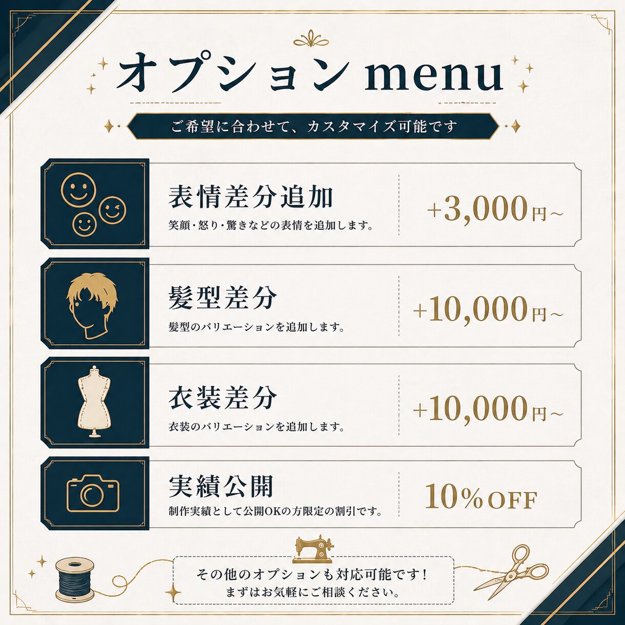 VTuberモデル一からお仕立てします デザインからモデリングまで、あなたの好きを詰め込みます！ イメージ4