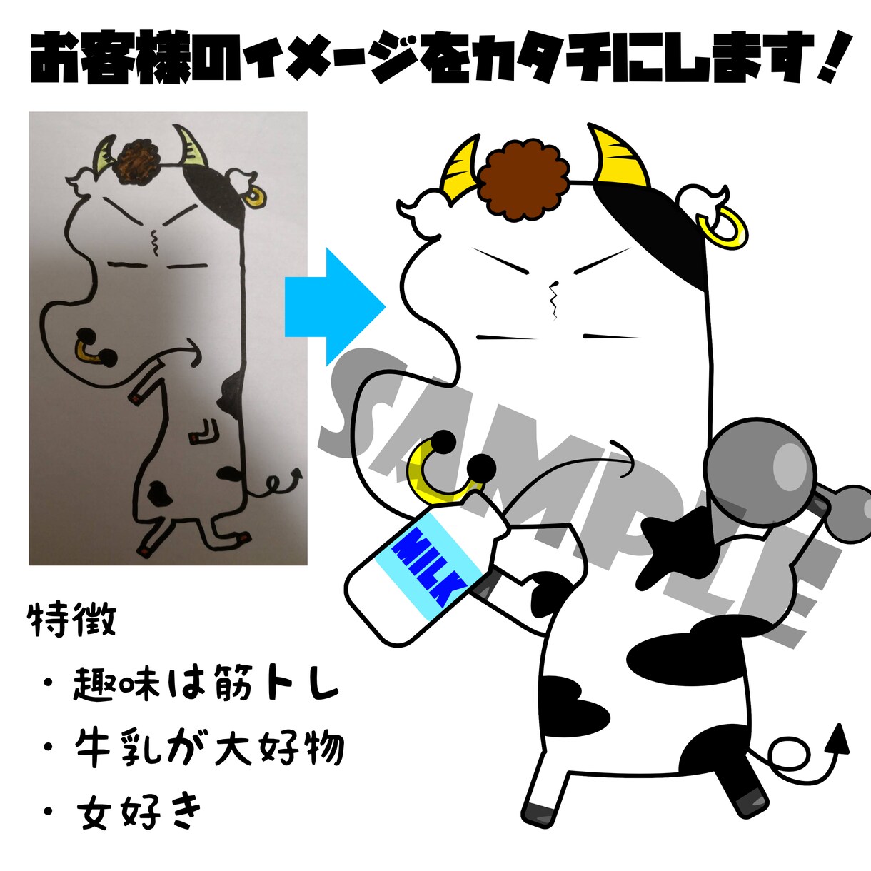 あなただけの「ゆるキャラ」一緒に考えます 「プロフィール画像」「企業・団体のPR」にぴったり！！！ イメージ5