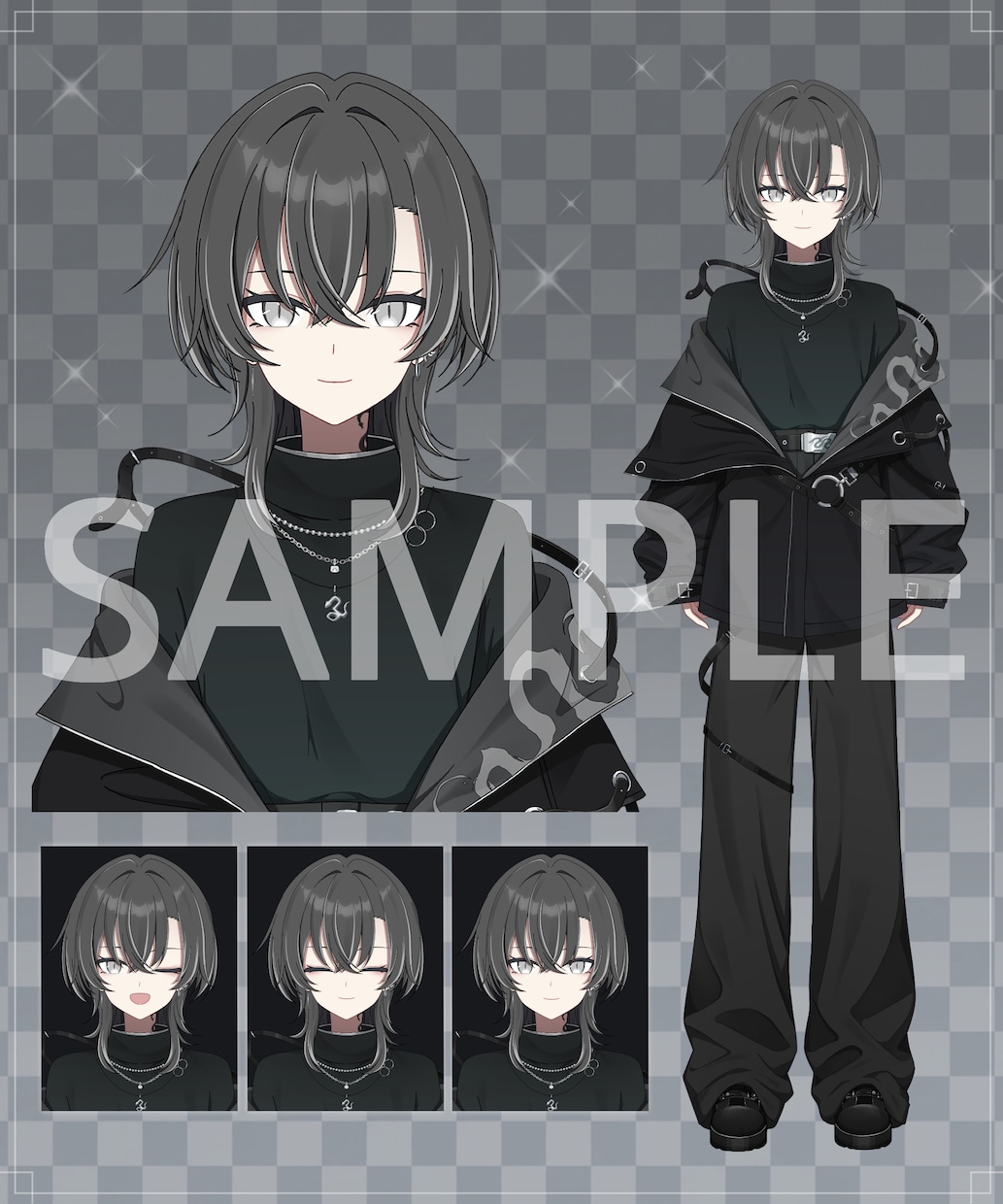 ここで完結！高品質美麗アニメ調モデル一括制作します 手間が最小限！キャラデザ～モデリングまでまとめて一括制作！ イメージ7