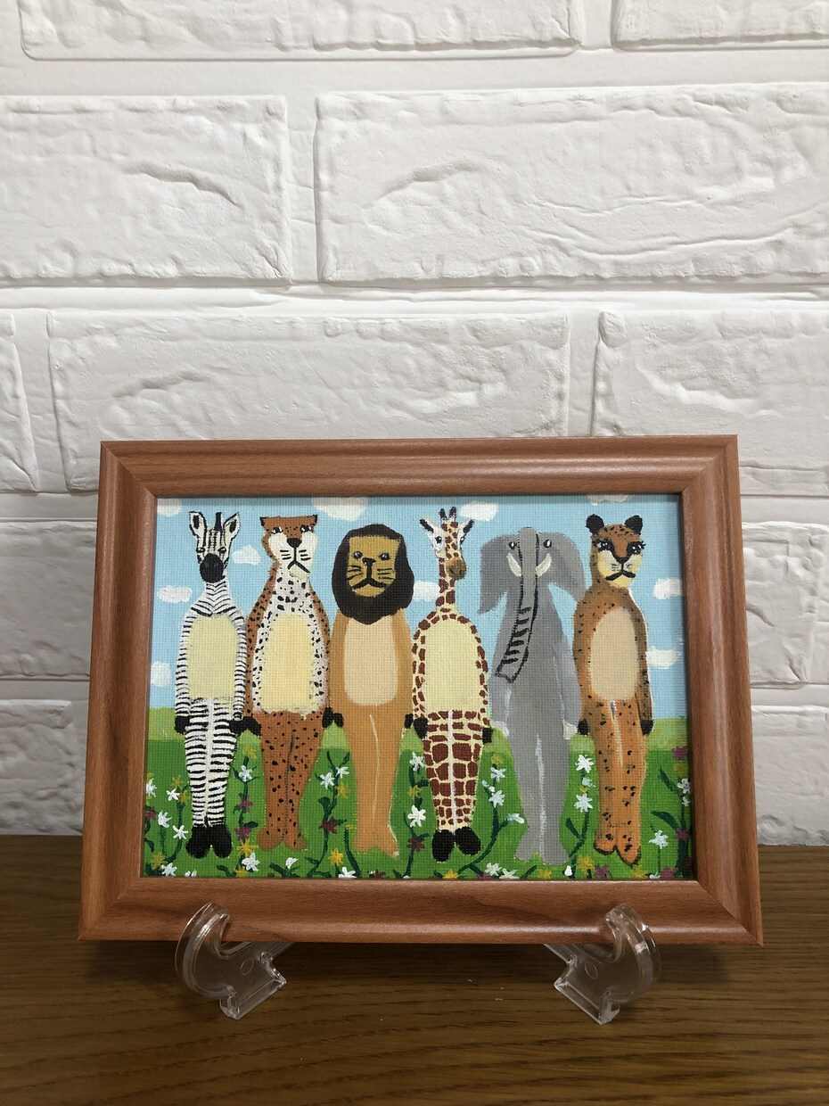 アクリル絵の具を使った動物の絵を描きます あなたのお気に入りの動物の絵をインテリアとして飾りませんか？ イメージ7