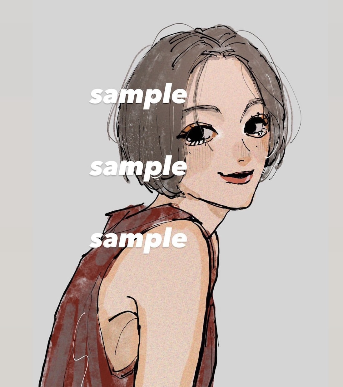 オシャレで個性的なアイコンイラストを制作します あなたの個性を最大限に活かした一枚を イメージ7