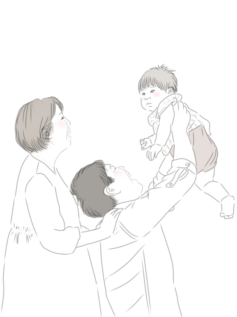 お気に入りの写真をイラストにします 全て指描き！指描きならではのイラストを2児のママが制作！ イメージ4