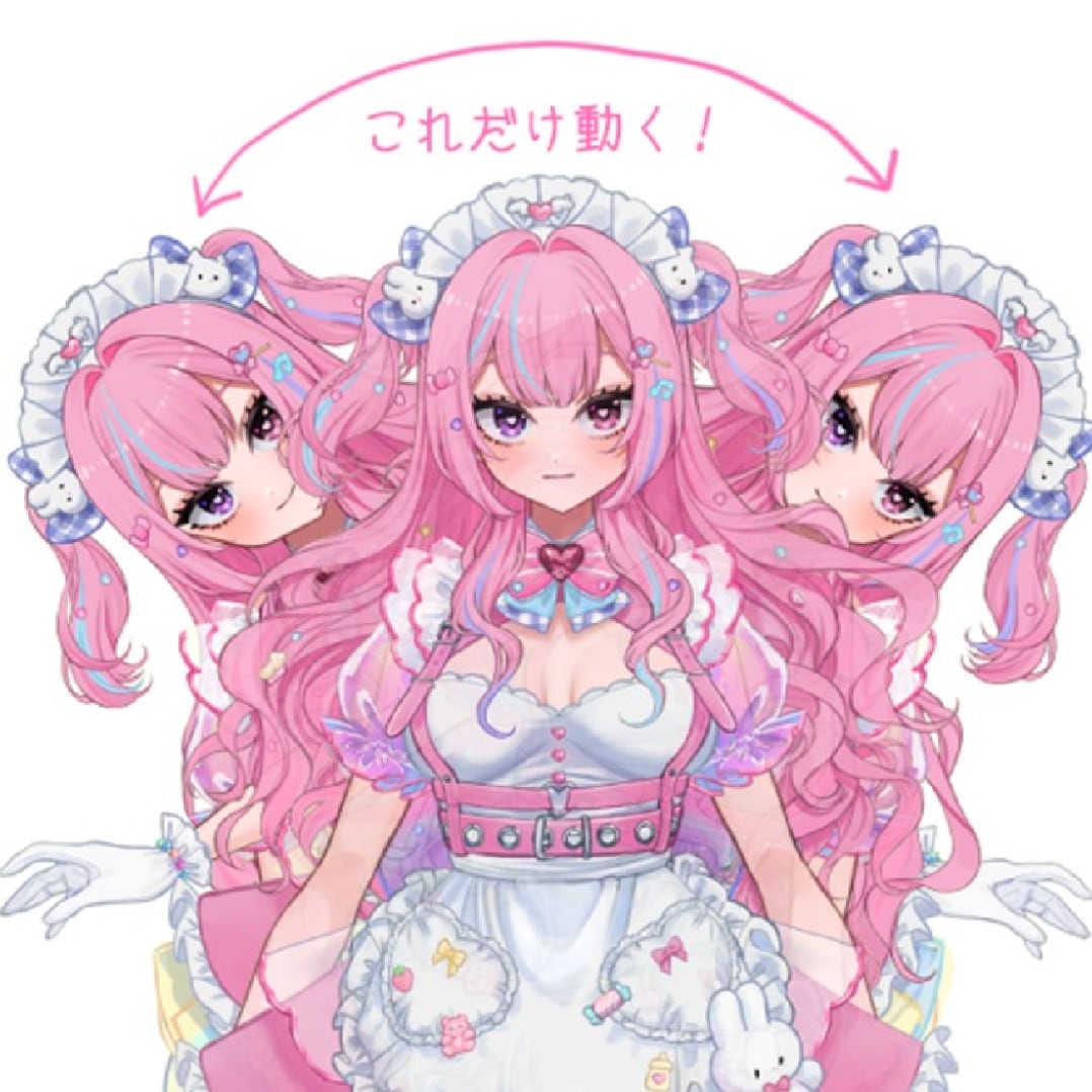 高稼働LIve2Dモデリング承ります 可愛くしっかり動く！貴方だけのモデルを制作致します！ イメージ3