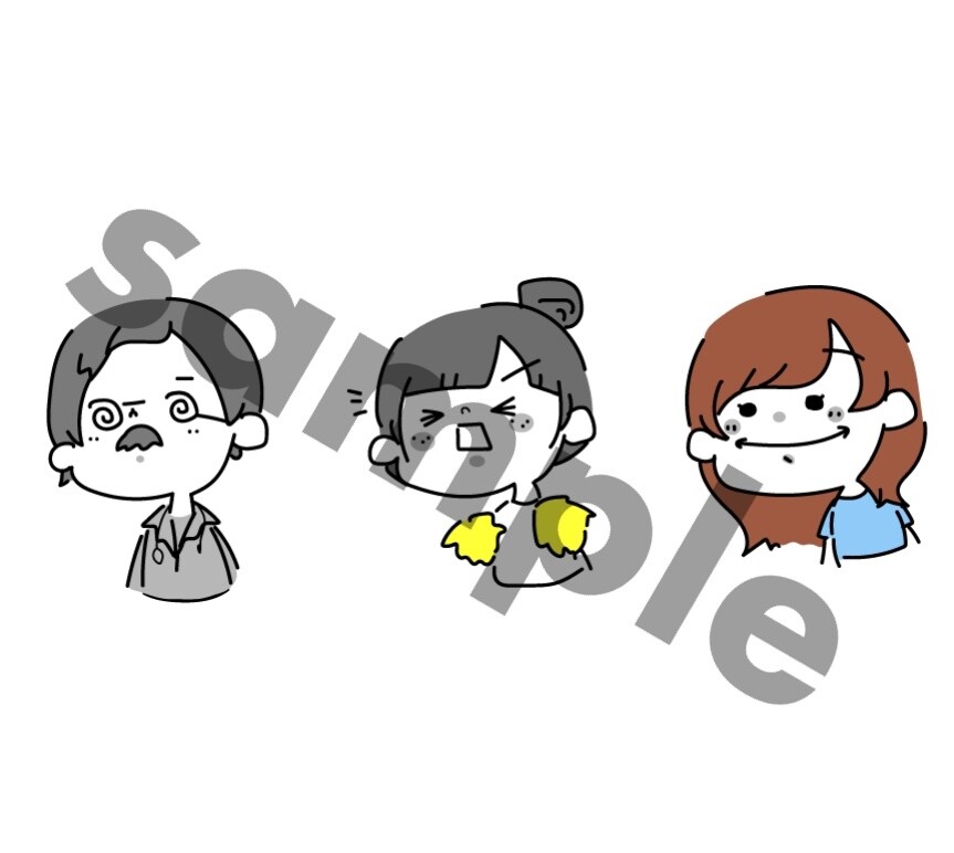 水彩画っぽくゆるかわで描きます SNSなどで利用できるアイコンをゆるくかわいくご提供！ イメージ2