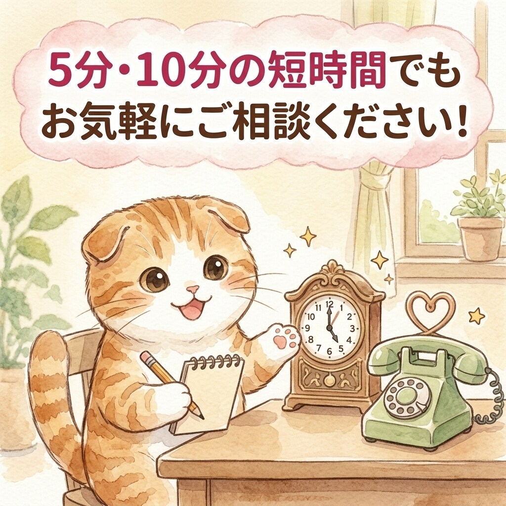 お試し！1-30分の短時間でお悩み聞きます 心のモヤモヤ言語化、手伝います。自分のタイミングで切ってOK イメージ7