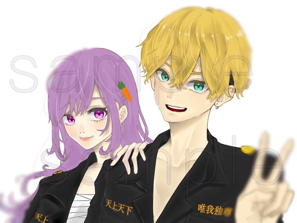 SNS等のアイコンを描きます イメージイラスト,オリジナルキャラクター御相談下さい´`* イメージ1
