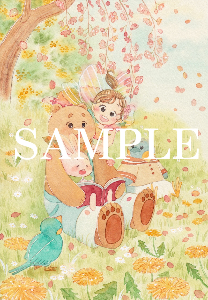 水彩やデジタルで温かみのあるイラストをお描きします プレゼントやお祝いなどにもいかがでしょうか＊ イメージ3