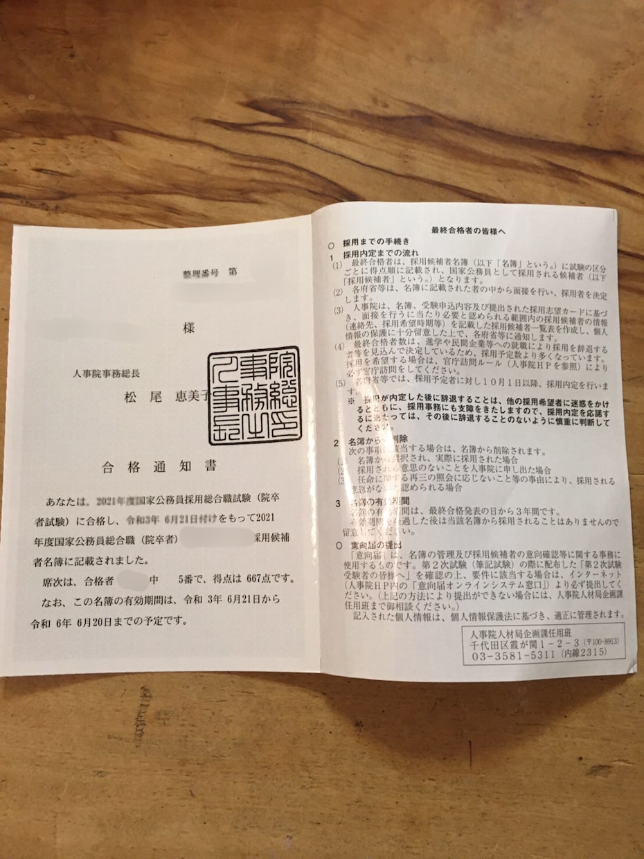 最短即日！公務員試験のES・論文など添削いたします 【国家総合職5位】×【東大院首席】×【採用実務者】の全力添削 イメージ2