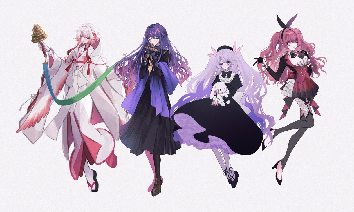 綺麗めのキャラクターデザイン、立ち絵承ります TRPG、ゲーム、Vtuberデビュー等を検討中の方に イメージ4