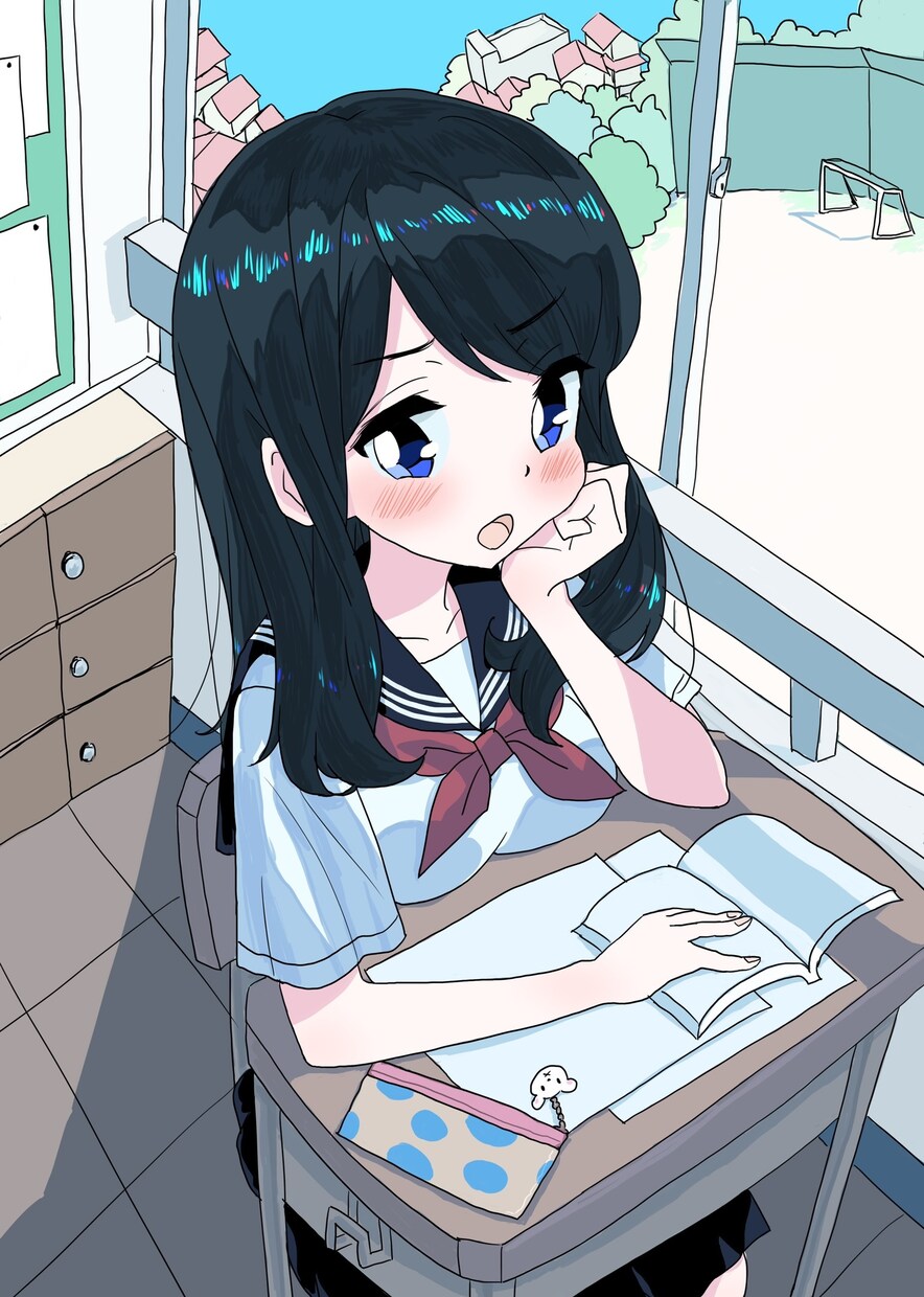 背景つき女の子イラストを描きます キャラ＋背景を作画したイラストを描きます！使用用途は自由です イメージ2