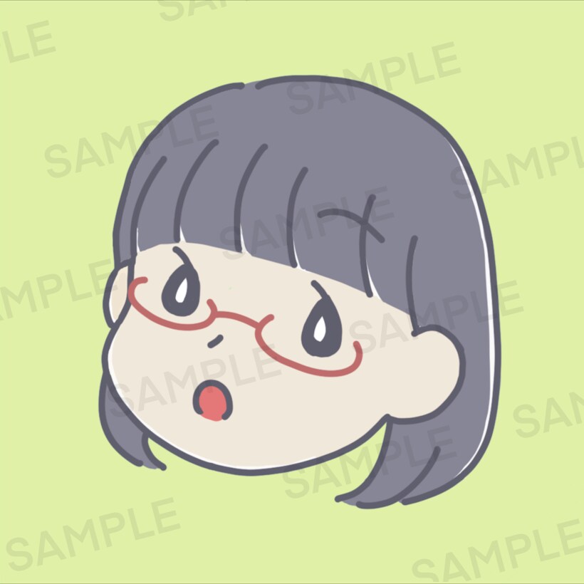 ５つの表情差分！シンプル可愛いアイコン作成します お得な表情セットを使いやすい絵柄で♡アイコンやブログなどに！ イメージ7