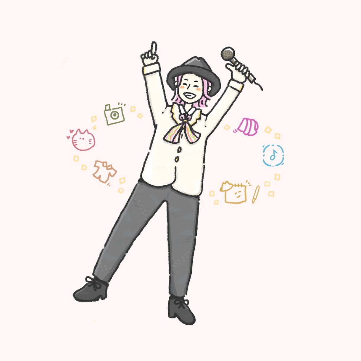 商用利用可！ゆる可愛い人物・日常系イラスト描きます アイコン・挿絵・グッズなど用途に合わせたオリジナルイラスト イメージ3