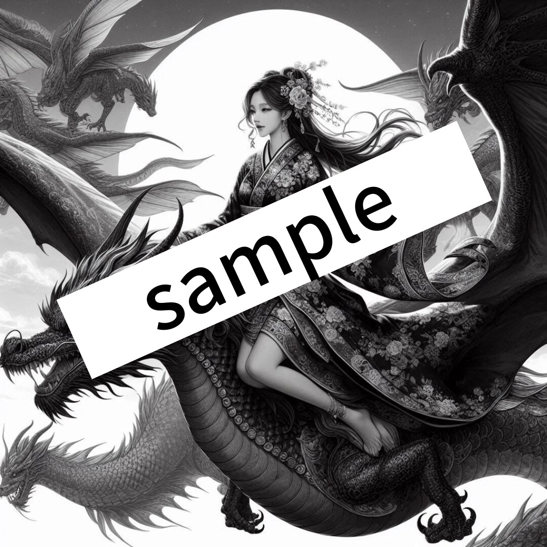 あなたの龍と繋がり、あなた専用の龍画を描きます あなたの龍を可視化することで龍とのつながりを深めます イメージ9