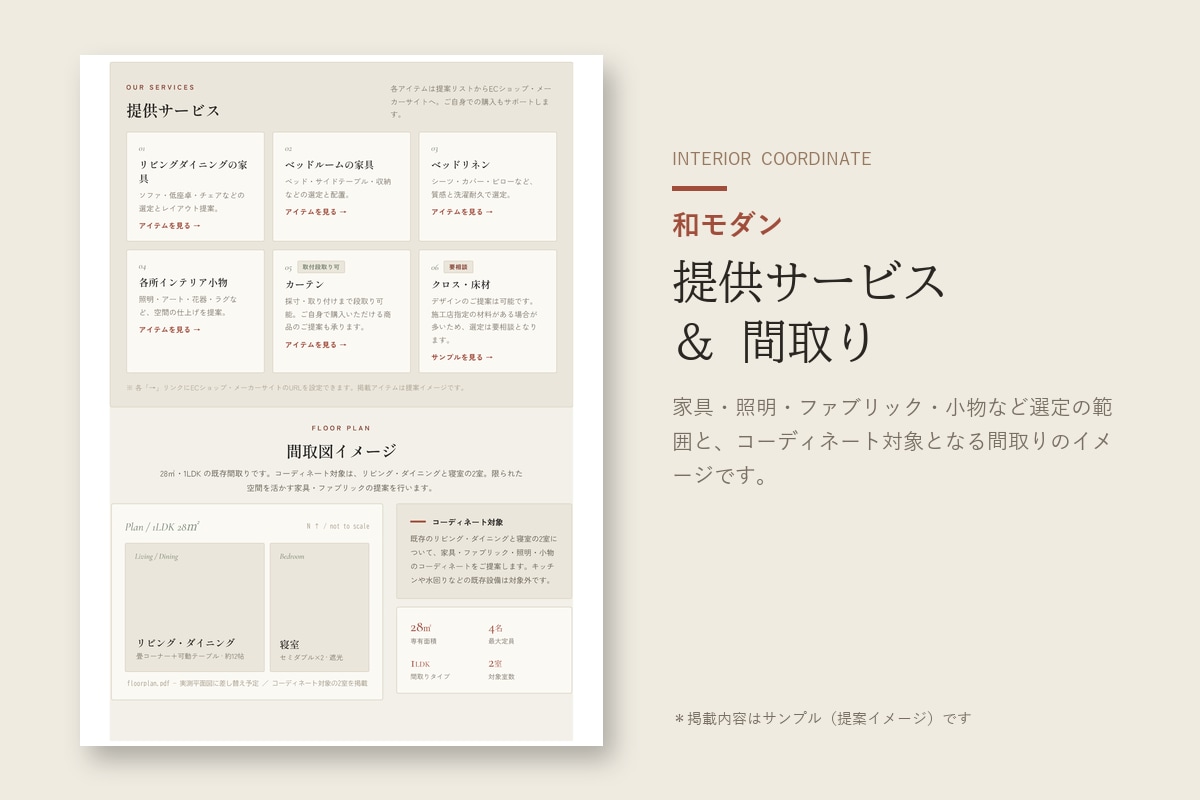 民泊の魅力を高めるインテリア提案書を作ります 和モダン・北欧など、どんなテイストでも。“映える”空間に。 イメージ6