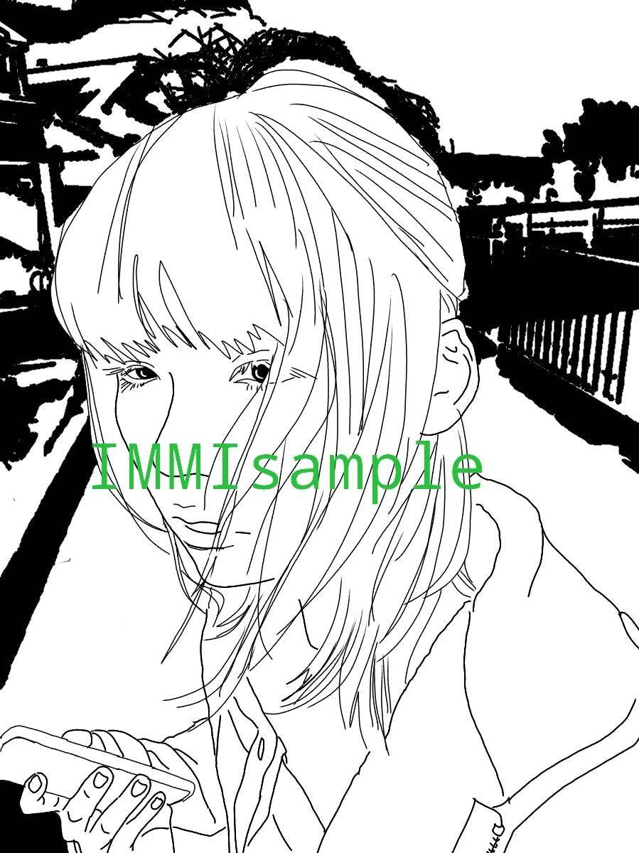 インスタ映えする似顔絵、描けます 繊細かつガーリーでビビットな絵を描かせて頂きます。 イメージ4