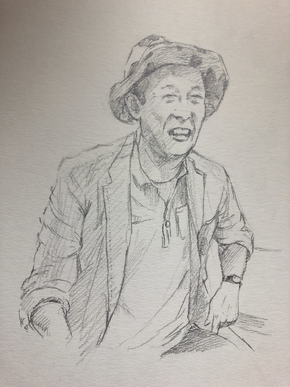 人物画を鉛筆で描きます 写真を元に描かせていただきます イメージ4
