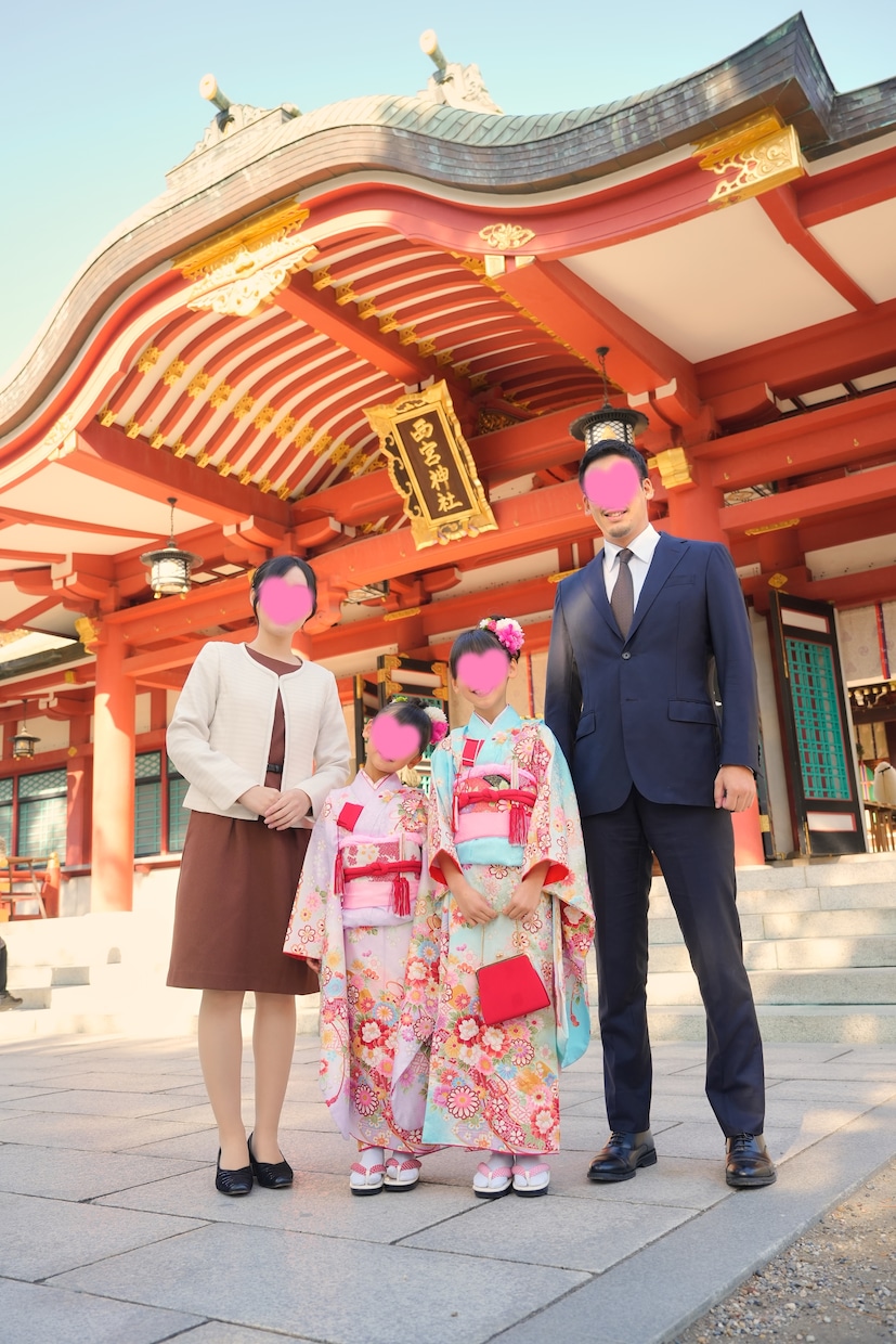 七五三・入園卒園◎家族支度 出張ヘアメイク着付ます 家族の“特別な日”を、自宅でラクに華やかに。 イメージ5