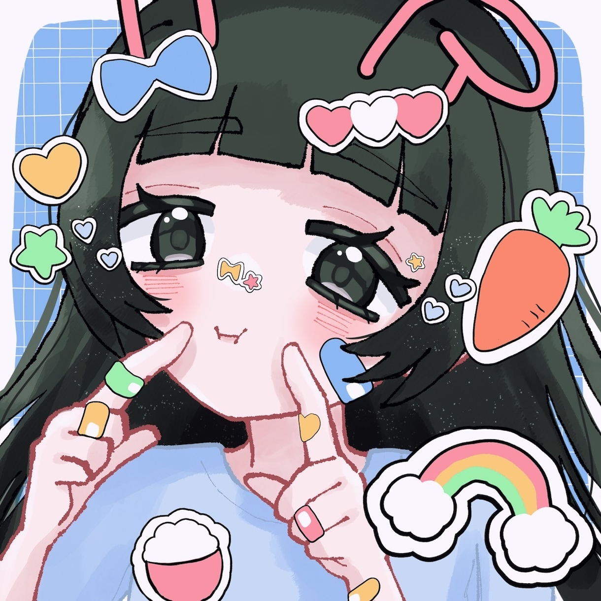 商用利用OK！可愛いイラストお描きします ポップでゆめかわなイラストです！ イメージ6