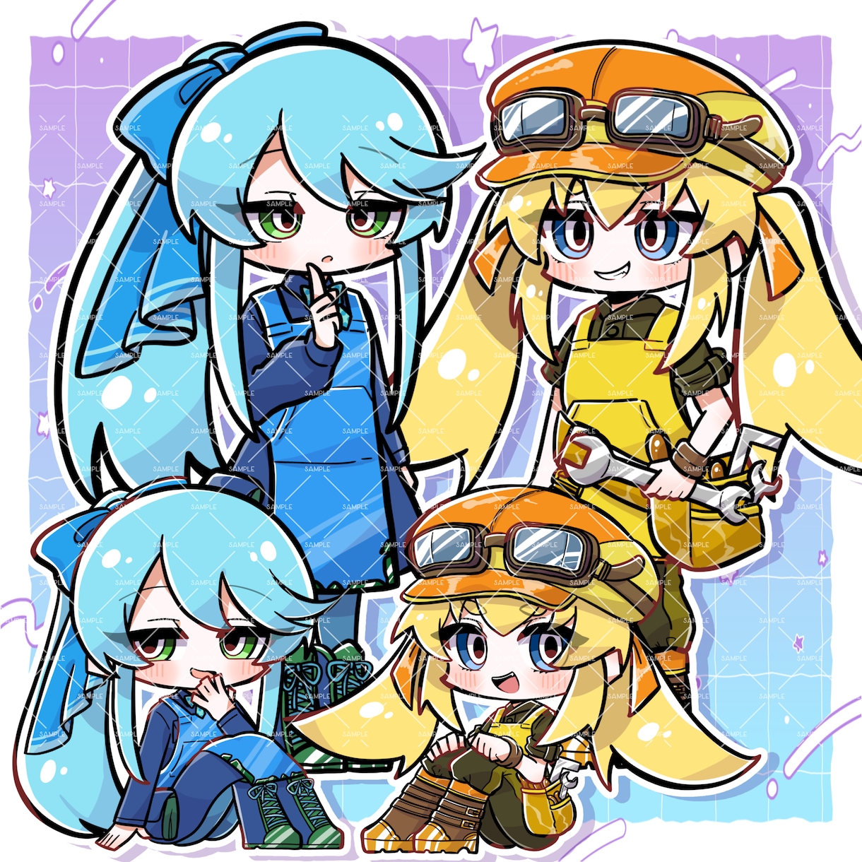 総販売実績200件超！デフォルメキャラ描きます かわいいゆるふわ絵柄から目を惹くカートゥーン調まで！ イメージ8